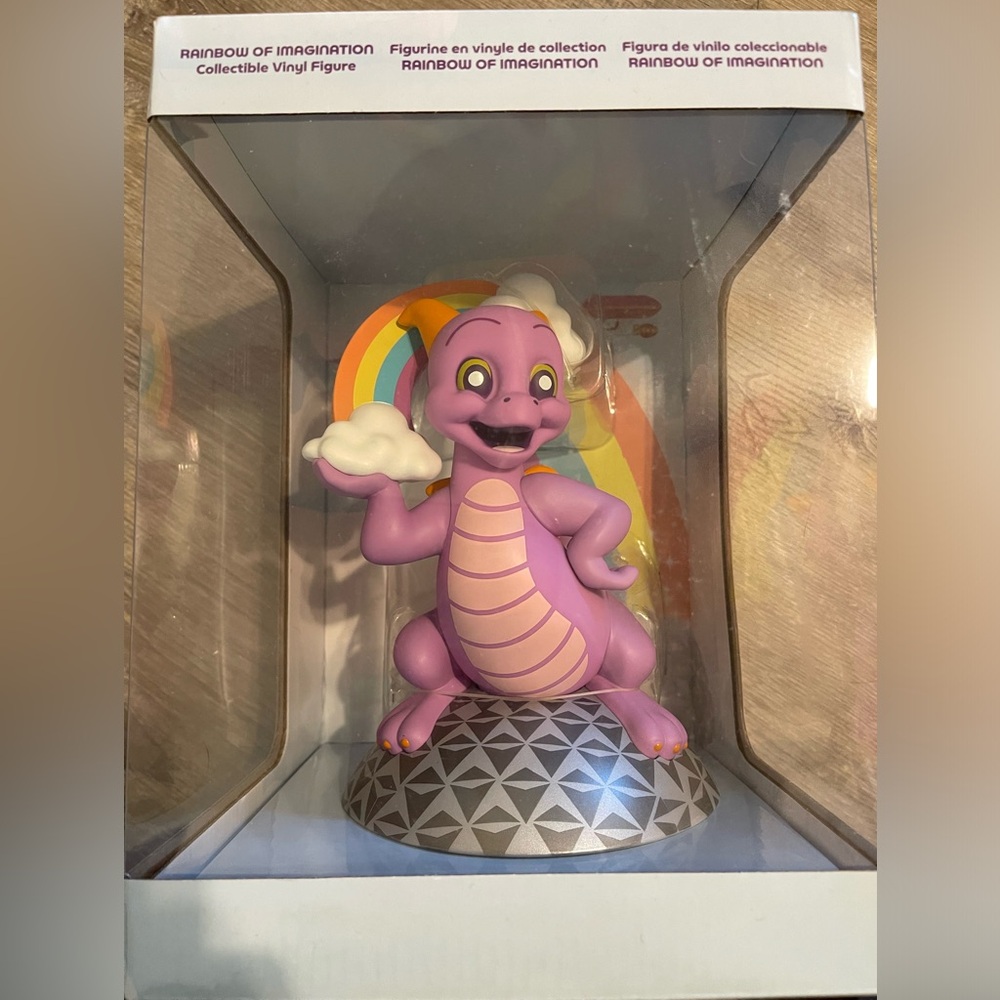 Disney figment rainbow of imagination vinyl figure NIB